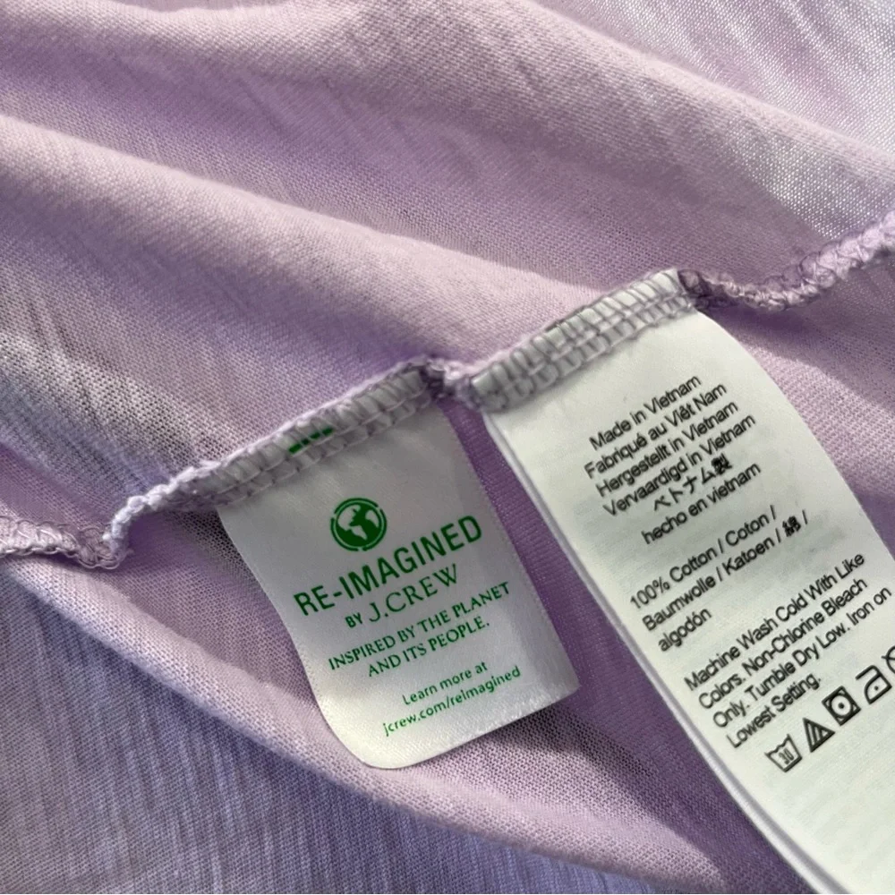 J. Crew Size M Ice Lavender Tshirt